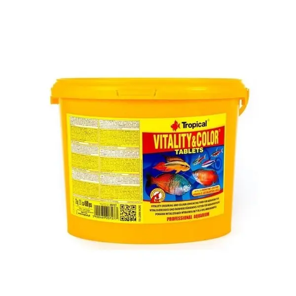 Tropical Vitality Color Tablet Tropikal Balıklar için Renklendirici Tablet Balık Yemi