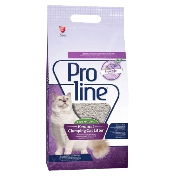 Proline Lavanta Kokulu Topaklanan Bentonit Kedi Kumu