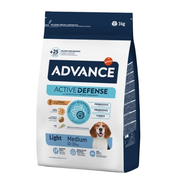 Advance Light Medium Tavuklu Orta Irk Diyet Köpek Maması