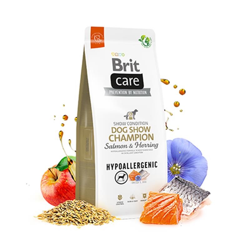 Brit Care Hypo-Allergenic Champion Somonlu ve Ringa Balıklı Yetişkin Köpek Maması