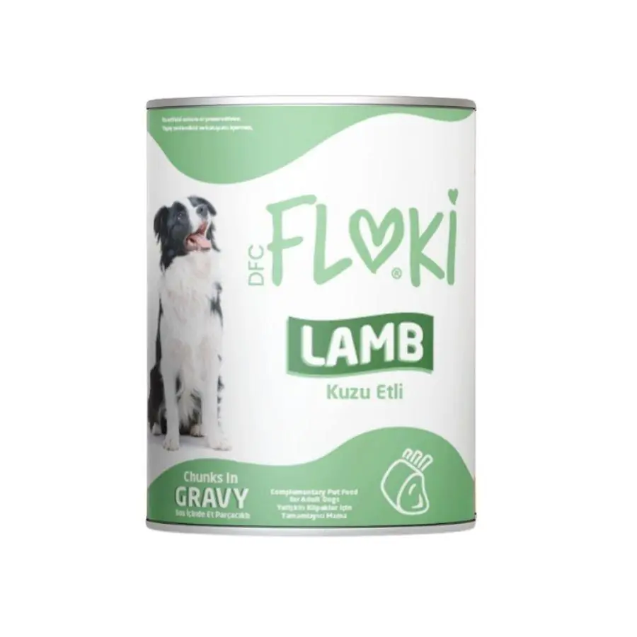 Floki Kuzulu Yetişkin Köpek Konservesi