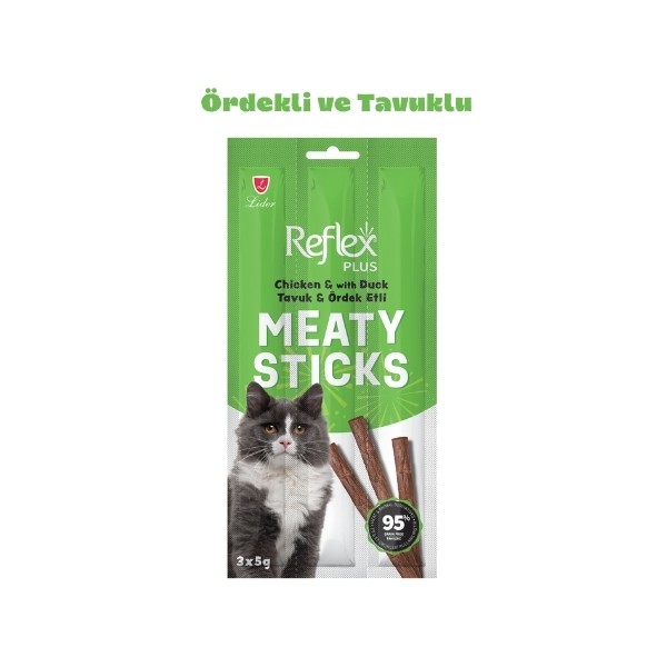 Reflex Plus Meaty Karışık 6 Lezzetli Sticks Kedi Ödül Maması