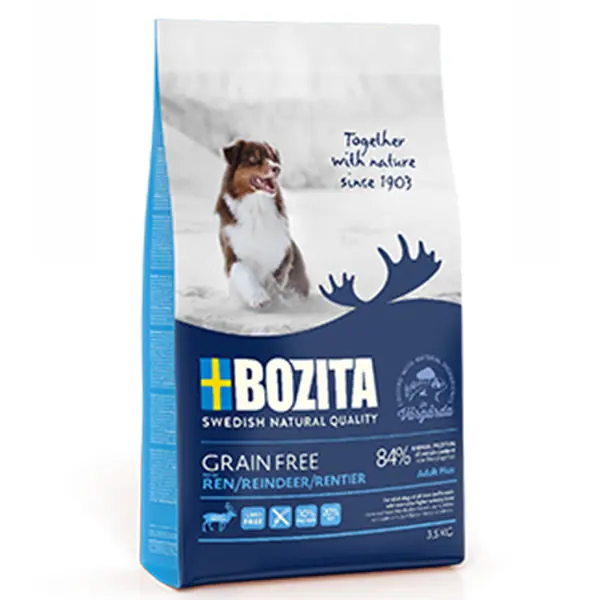 Bozita Tahılsız Ren Geyikli Yetişkin Köpek Maması