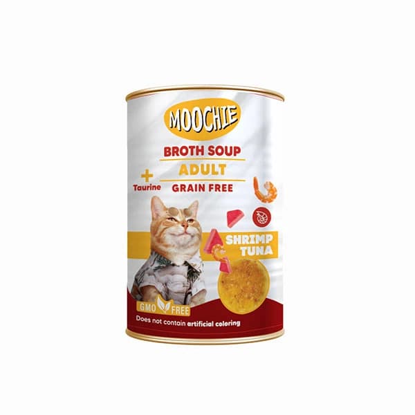 Moochie Et Suyu İçerisinde Karidesli ve Ton Balıklı Çorba Yetişkin Kedi Ödülü