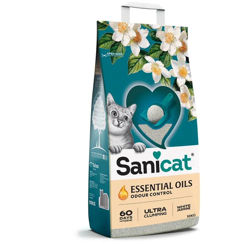 Sanicat Essential Oils Yasemin Kokulu Kedi Kumu
