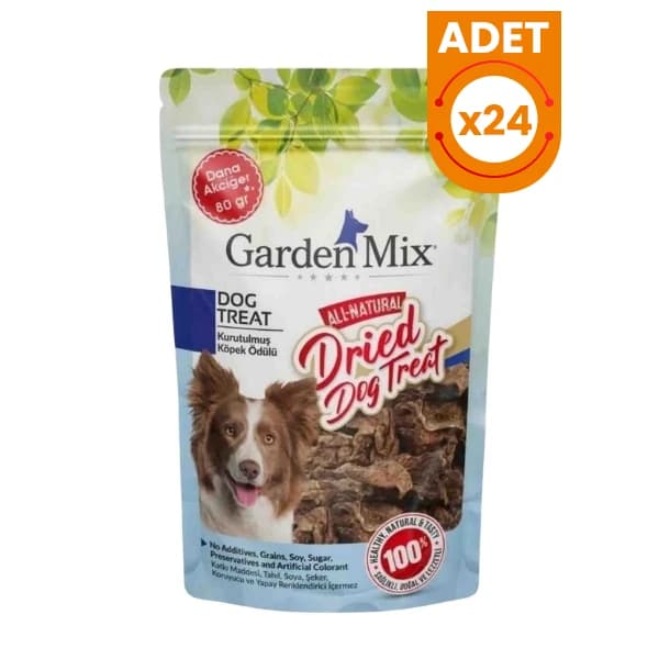 Garden Mix Kurutulmuş Dana Akciğer Köpek Ödül Maması