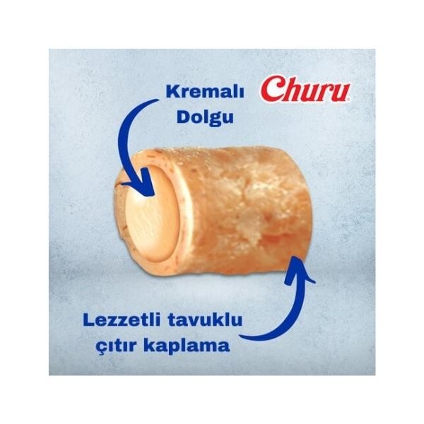 Inaba Ciao Churu Bites Tavuk Sargılı Ton Balıklı ve Somonlu Kedi Ödül Maması