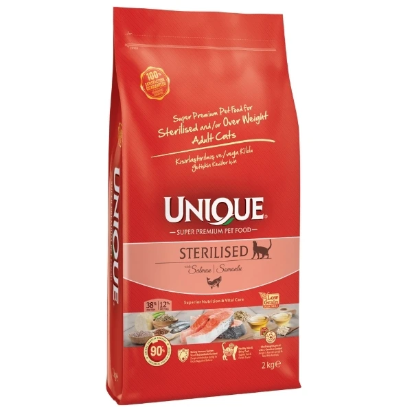 Unique Somonlu Kısırlaştırılmış Yetişkin Kedi Maması - 7 Kg