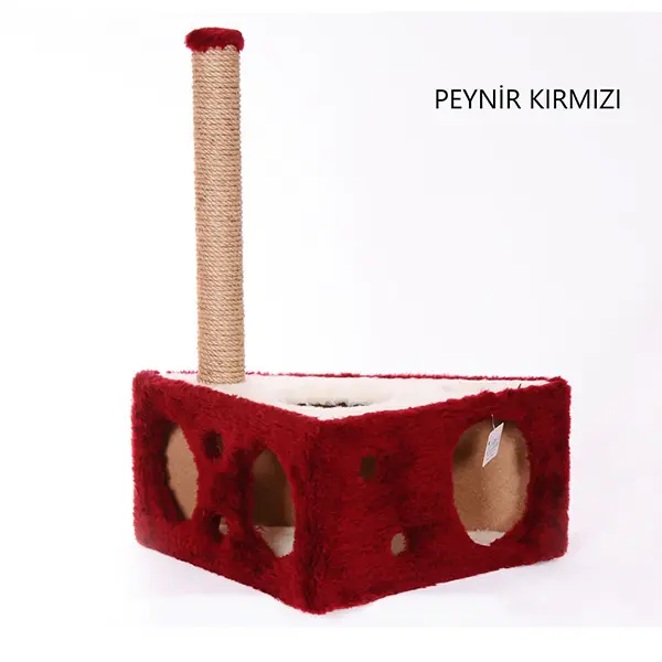 Cat Hause Y04 Peynir Şeklinde Kedi Tırmalama Evi