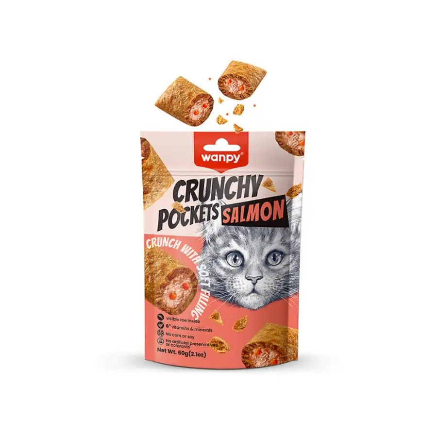 Wanpy Crunch Somonlu Kedi Ödül Maması