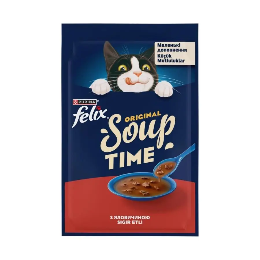 Felix Soup Beef Biftekli Kedi Çorbası