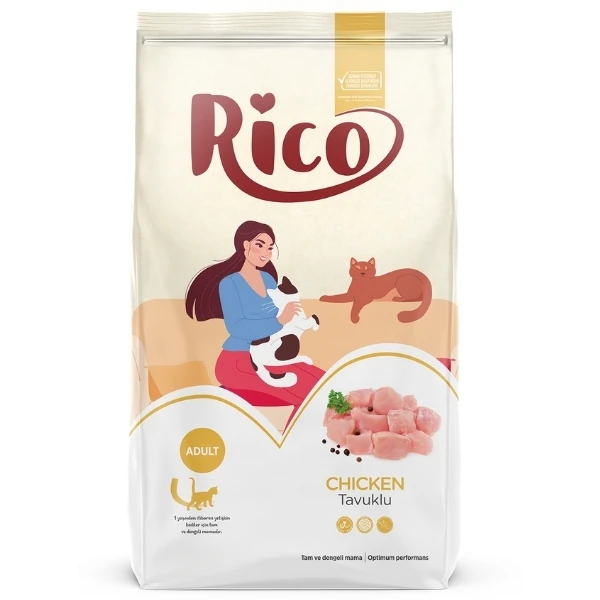 Rico Tavuklu Yetişkin Kedi Maması