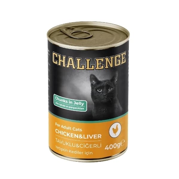 Challenge Tavuklu Ciğerli Yetişkin Konserve Kedi Maması