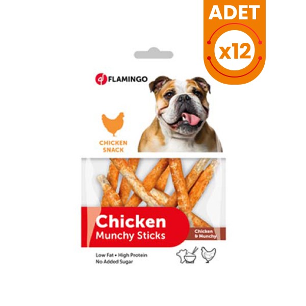 Flamingo Munchy Sticks Tavuk Etli Köpek Ödül Çubuğu