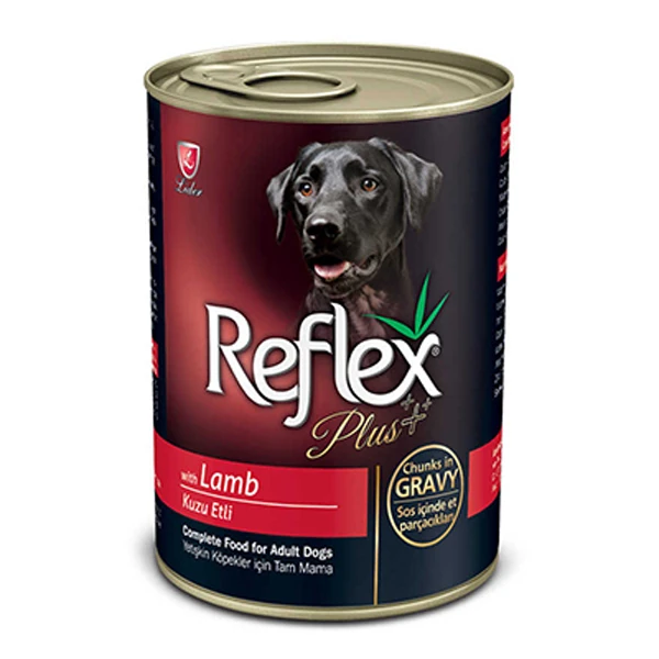 Reflex Plus Kuzulu Yetişkin Konserve Köpek Maması - 1 Adet 400 Gr