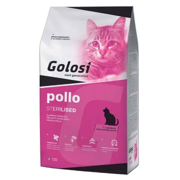 Golosi Chicken Sterilised Cat Food