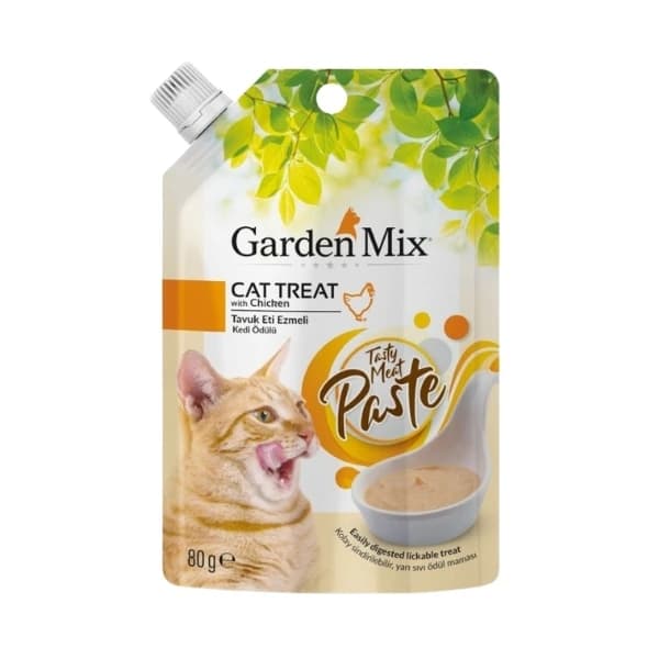 Garden Mix Tavuk Etli Ezme Sıvı Kedi Ödül Maması