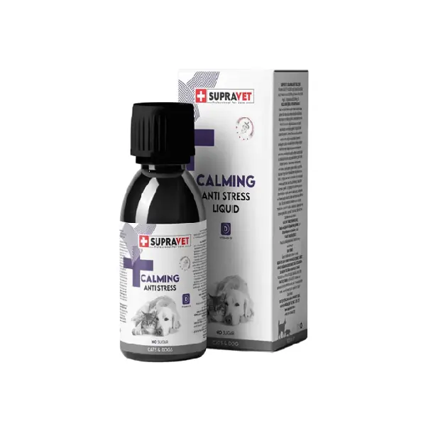 Supravet Calming Anti Stress Kedi ve Köpekler için Sıvı Sakinleştirici Damla