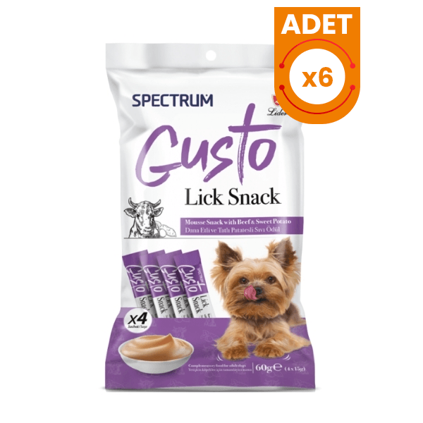 Spectrum Gusto Dana Etli ve Tatlı Patatesli Sıvı Yetişkin Köpek Ödül Maması