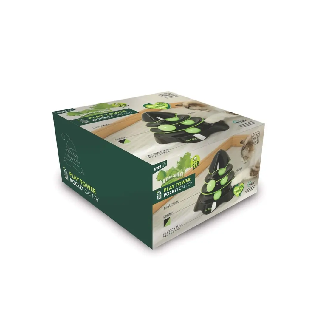 M-Pets Yaylı Rocket Toplu Kedi Oyuncağı
