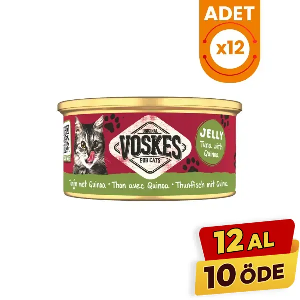 Voskes Ton Balığı ve Kinoa Yetişkin Konserve Kedi Maması