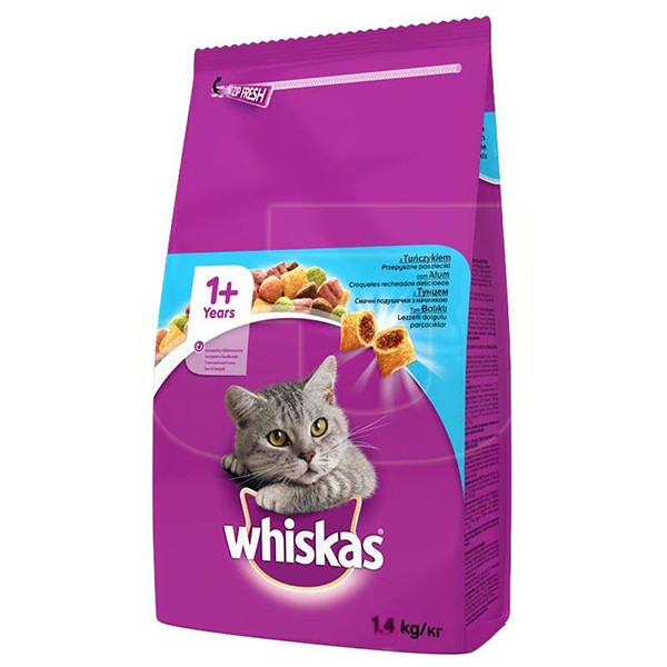 Whiskas Ton Balıklı ve Sebzeli Yetişkin Kedi Maması