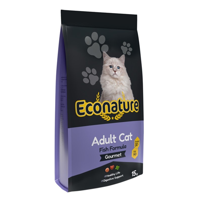 Econature Gurme Balıklı Yetişkin Kedi Maması