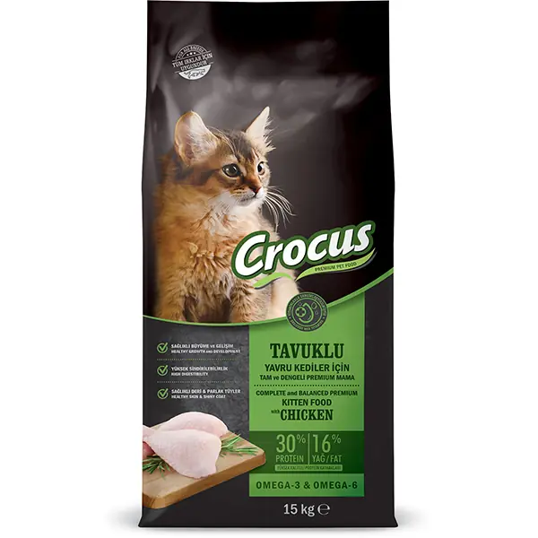 Crocus Kitten Tavuklu Yavru Kedi Maması