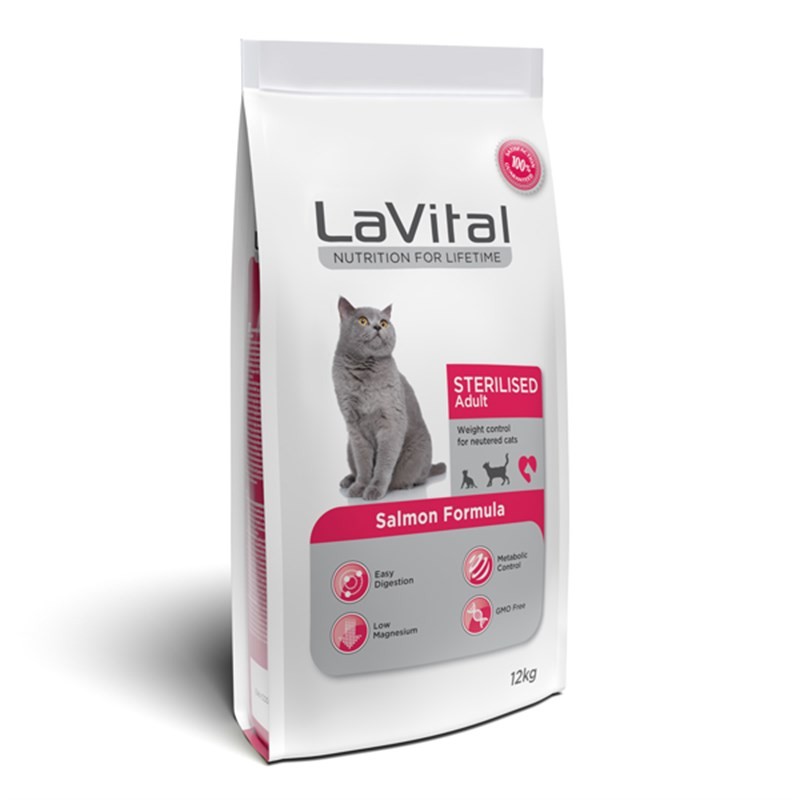 Lavital Sterilised Somonlu Kısırlaştırılmış Kedi Maması