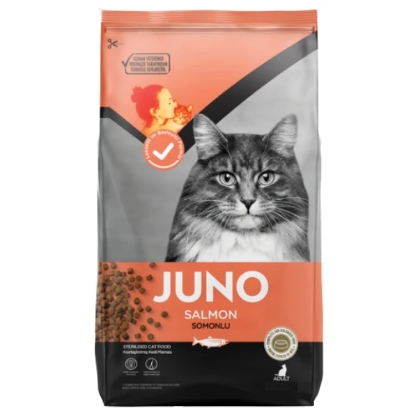 Juno Somonlu ve Pirinçli Kısırlaştırılmış Yetişkin Kedi Maması