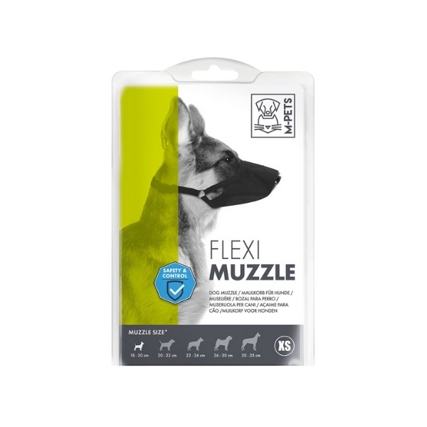 M-Pets Flexi Ayarlanabilir Bez Köpek Ağızlığı