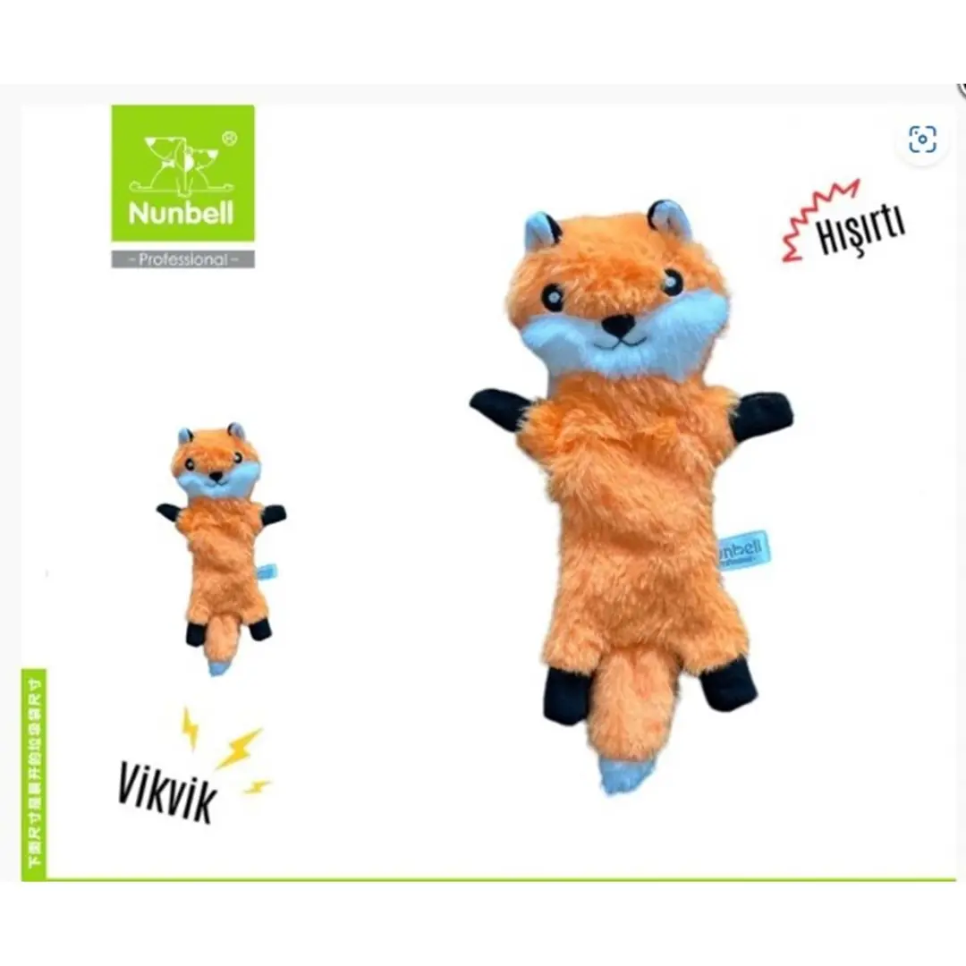 Nunbell Köpek Oyuncağı Peluş Tilki
