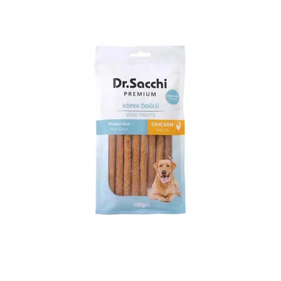 Dr. Sacchi Premium Tavuklu Çubuk Tahılsız Köpek Ödülü 10'lu 10adet