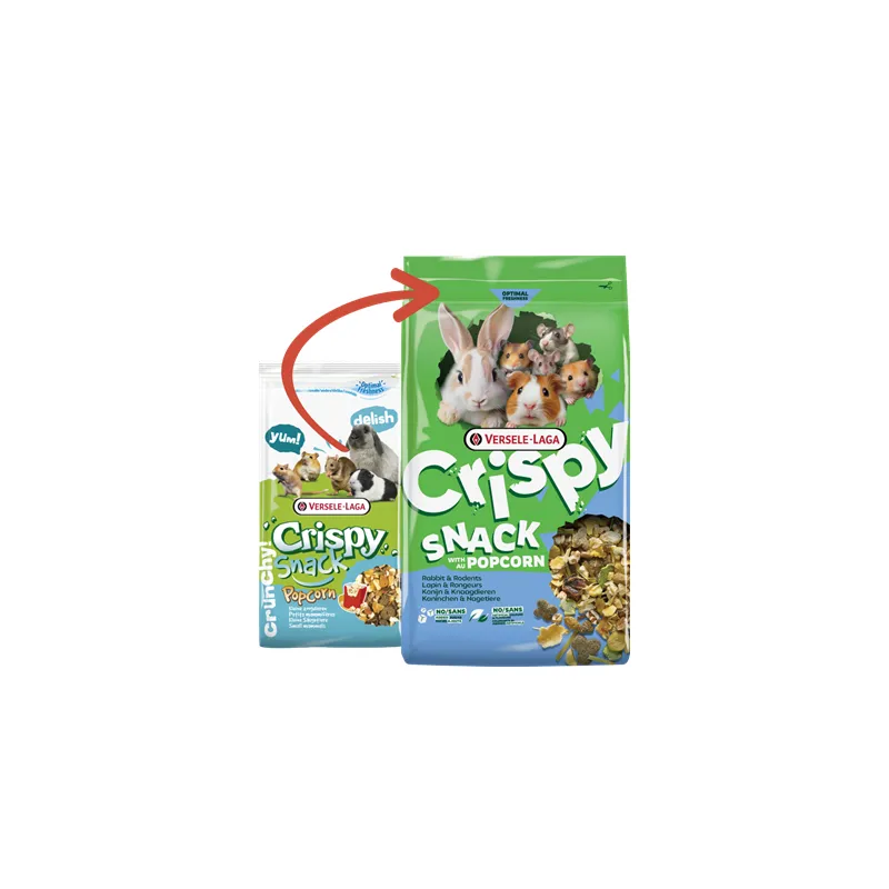 Versele Laga Crispy Snack Popcorn Kemirgen Yemi 550 Gr 550g