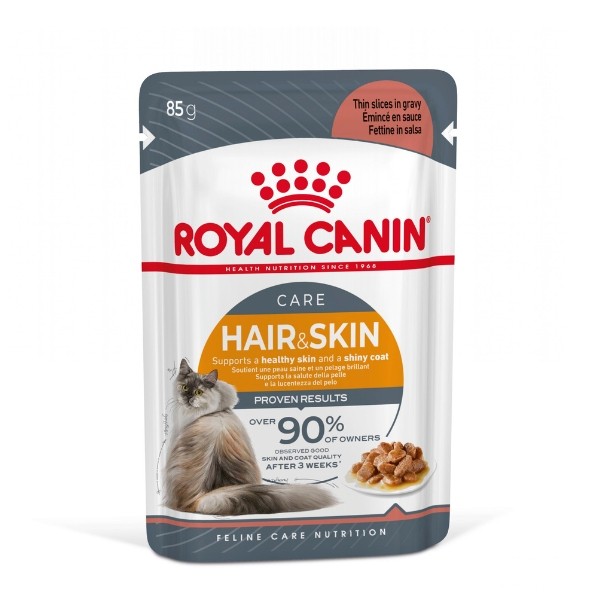 Royal Canin Care Hair Skin Tüy ve Deri Sağlığı için Pouch Konserve Kedi Maması