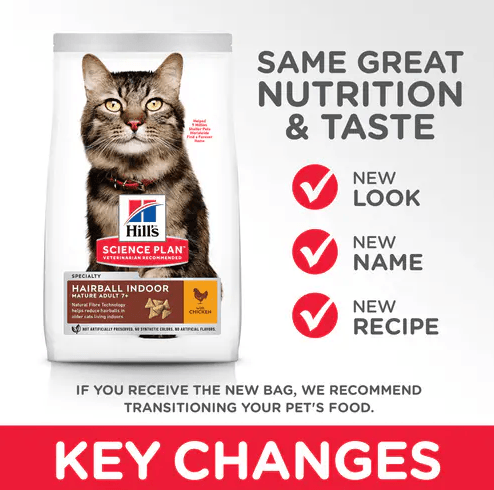 Hills Hairball İndoor Tavuklu Tüy Yumağı Önleyici Yaşlı Kedi Maması