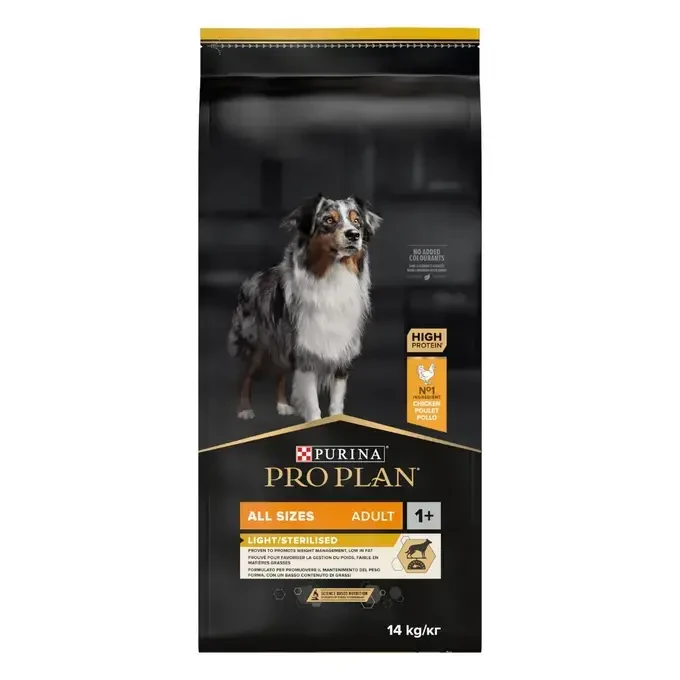 Pro Plan Light Sterilised Köpek Maması - 14 Kg