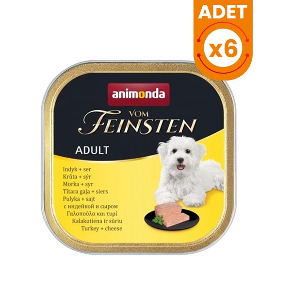 Animonda Light Hindili ve Peynirli Yetişkin Konserve Yetişkin Köpek Maması