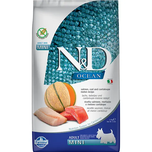 N&D Ocean Somon ve Morina Balıklı Mini Yetişkin Köpek Maması