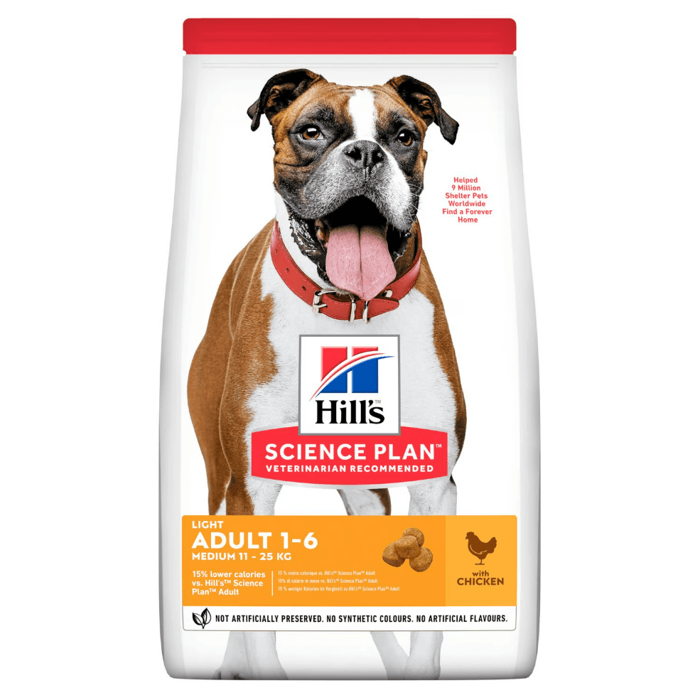 Hills Adult Light Medium Tavuklu Yetişkin Köpek Maması