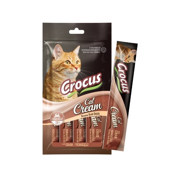 Crocus Yengeçli Sıvı Kedi Ödül Maması