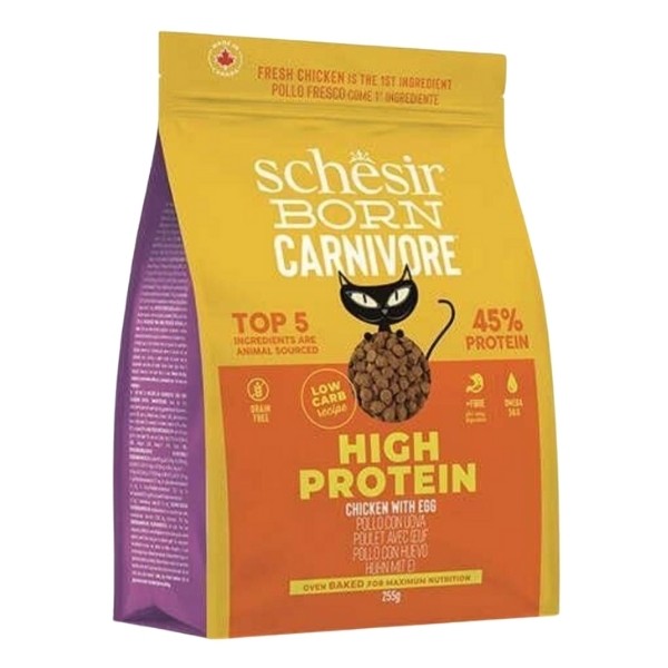 Schesir Born Carnivore Tavuk ve Yumurtalı Yetişkin Kedi Maması