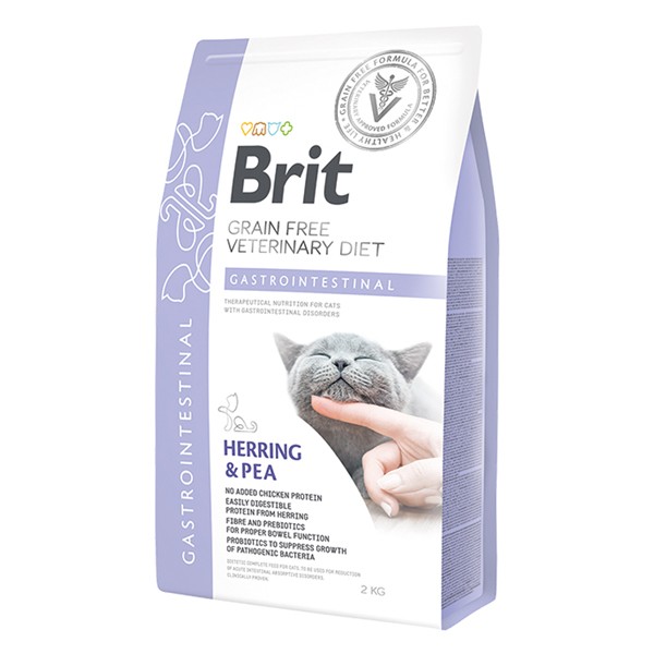 Brit Veterinary Diet Gastrointestinal Ringa Balıklı Sindirim Sistemi Destekleyici Tahılsız Kedi Maması