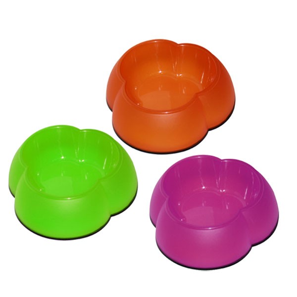 Pawise Plastik Kedi ve Köpek Mama Kabı Çiçek Şekilli