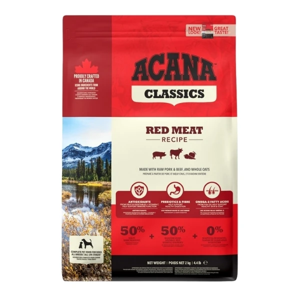 Acana Classics Red Düşük Tahıllı Etli ve Sebzeli Yetişkin Köpek Maması - 2 Kg