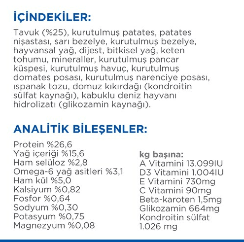 Hills Tahılsız Tavuklu Büyük Irk Yetişkin Köpek Maması