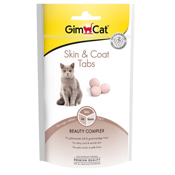 Gimcat Skin Coat Kedi Ödül Maması Tablet