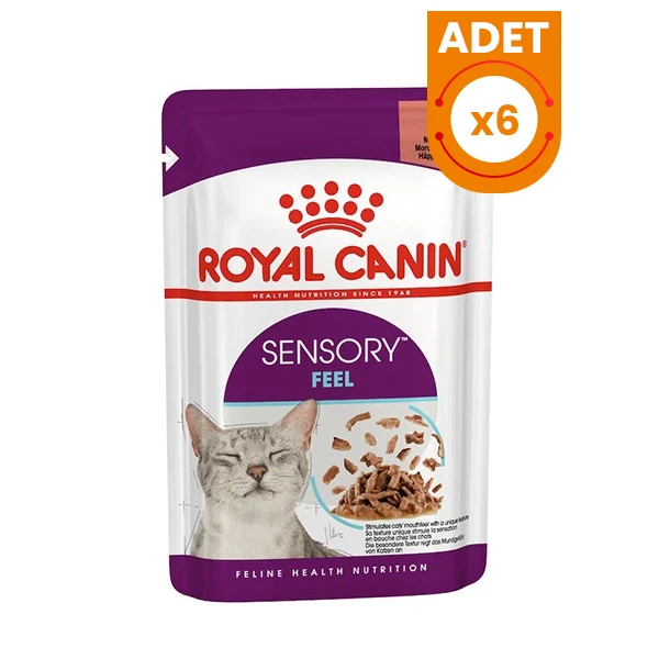 Royal Canin Sensory Feel Yetişkin Konserve Kedi Maması - 85 Gr 6 Adet
