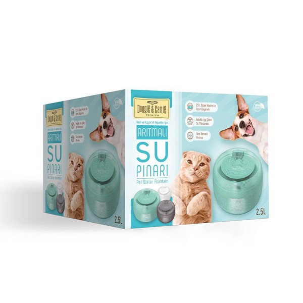 Cattie Kedi ve Köpek Klasik Model Arıtmalı Su Pınarı
