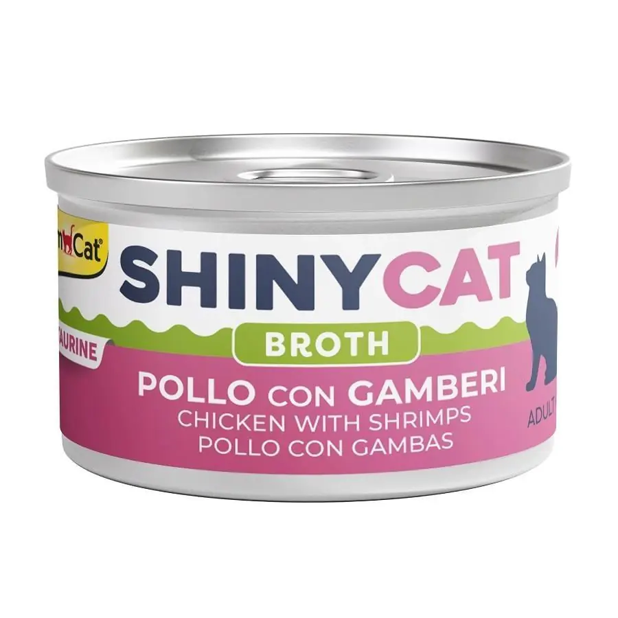 Gimcat ShinyCat Soslu Tavuk ve Karidesli Konserve Mama